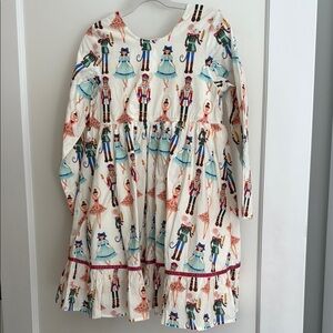 Colorful Nutcracker Print Dress